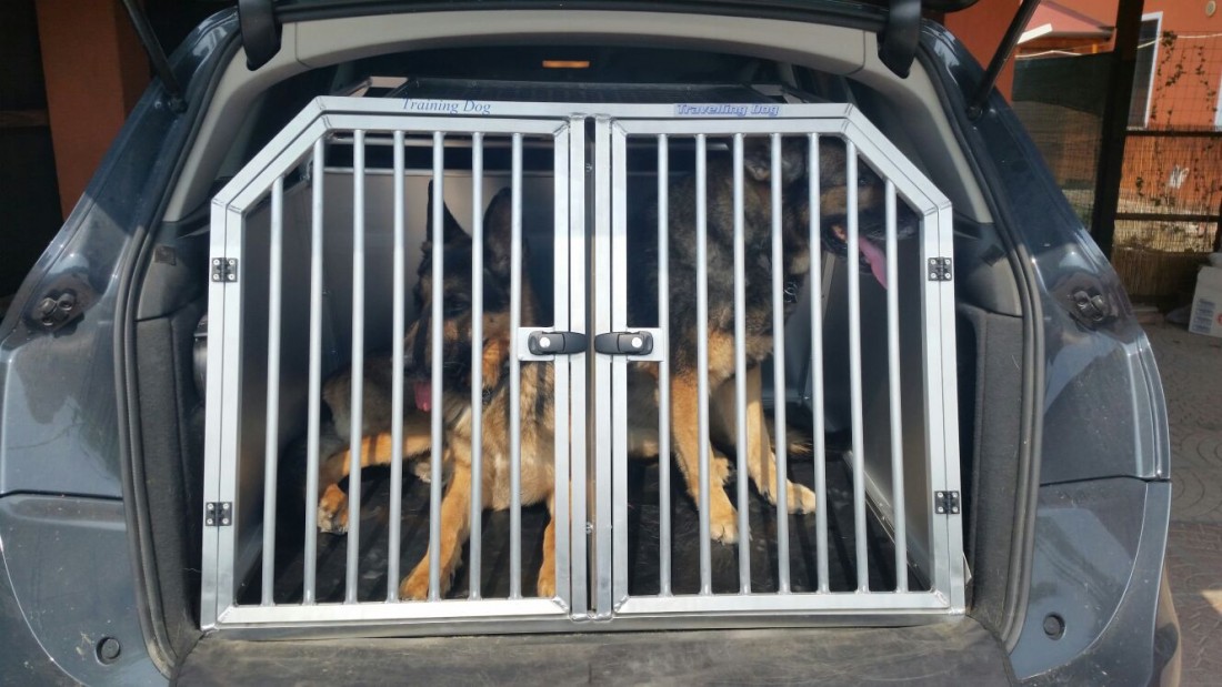 audi q7 dog cage