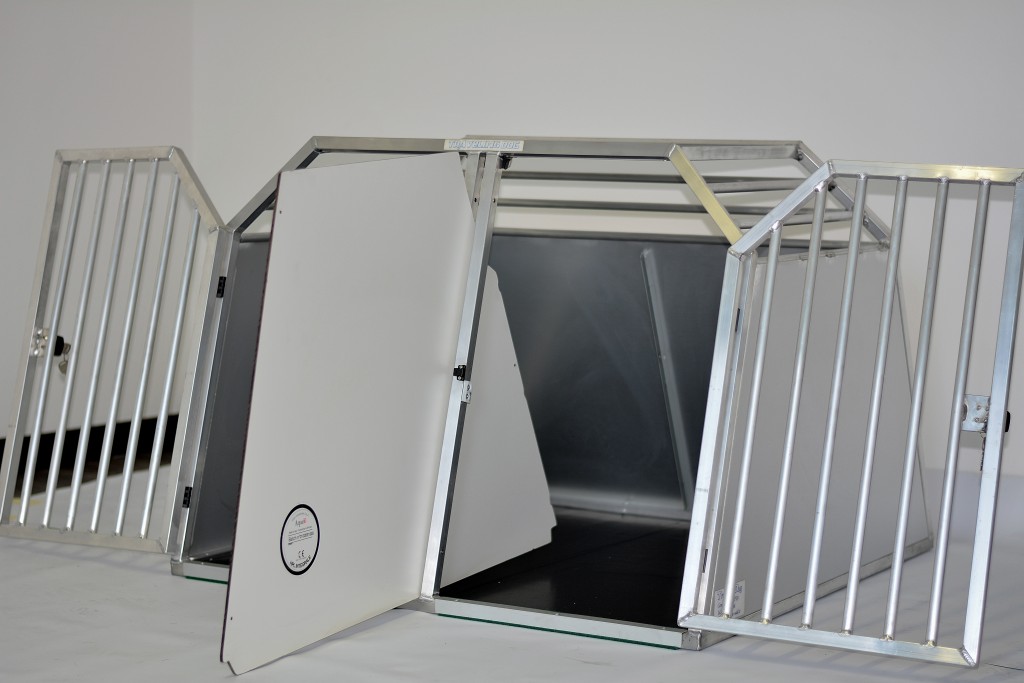 Trasportino Cani Pieghevole Knuffelwuff XXL - In Alluminio, 106x71x69 Cm, Con Cuscino Lavabile - Foto 8